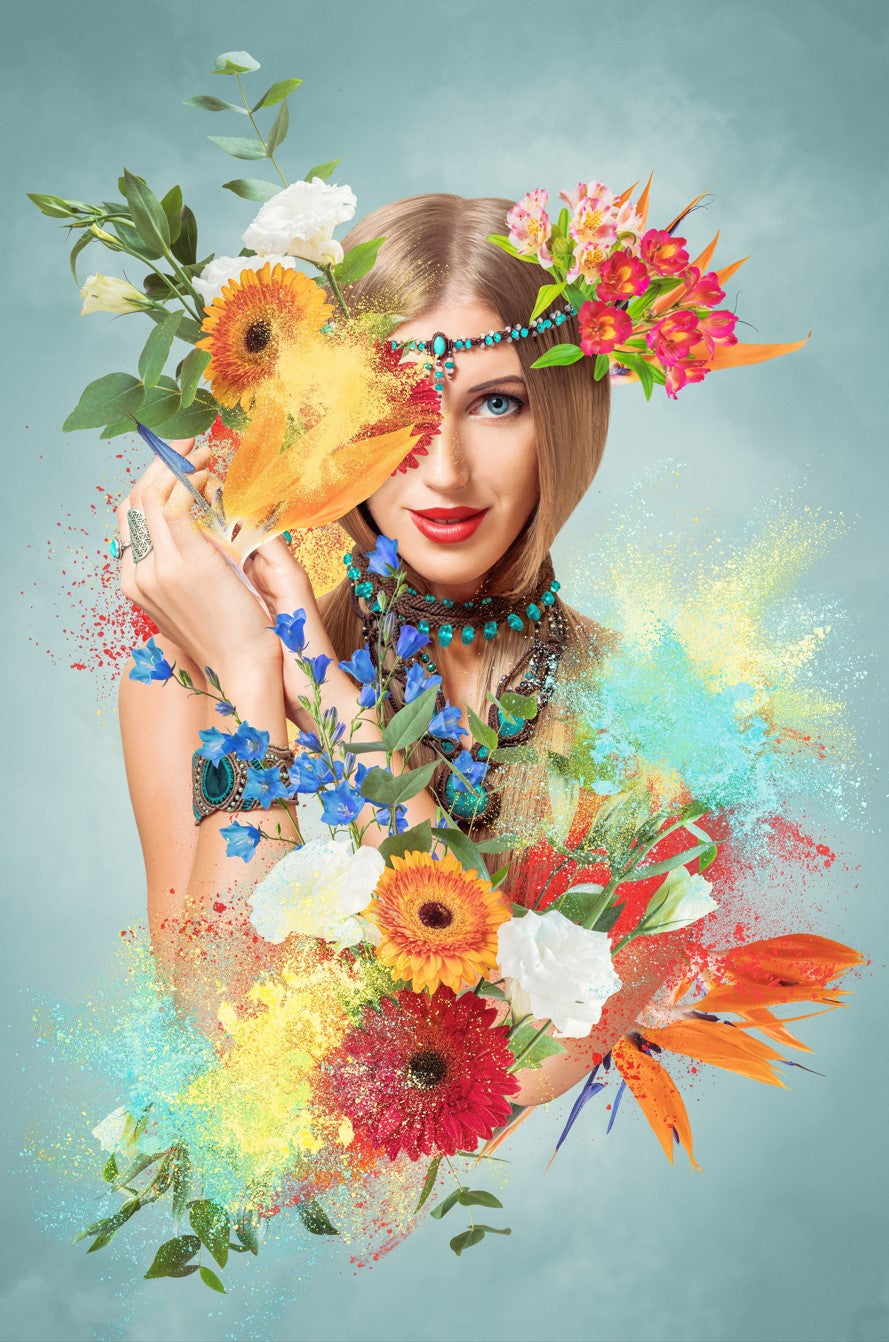 Flower woman