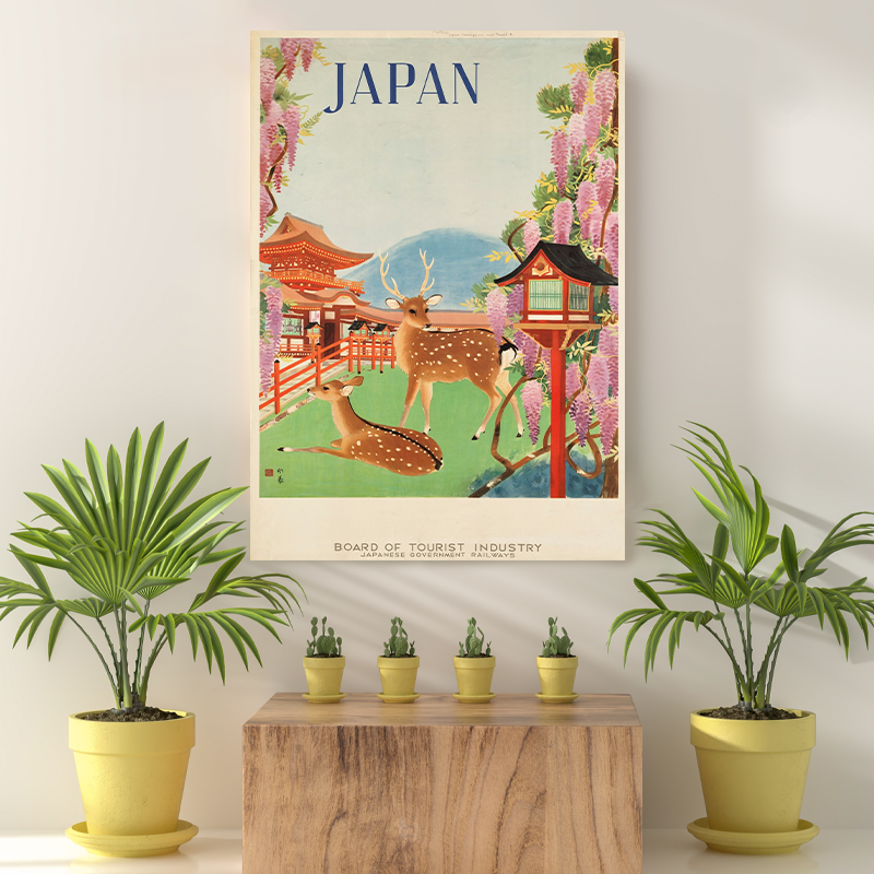 Vintage Reis bestemming Japan