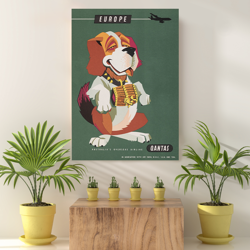 Vintage Reis bestemming Europe