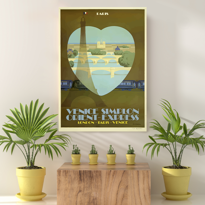 Vintage Reis bestemming Paris IV