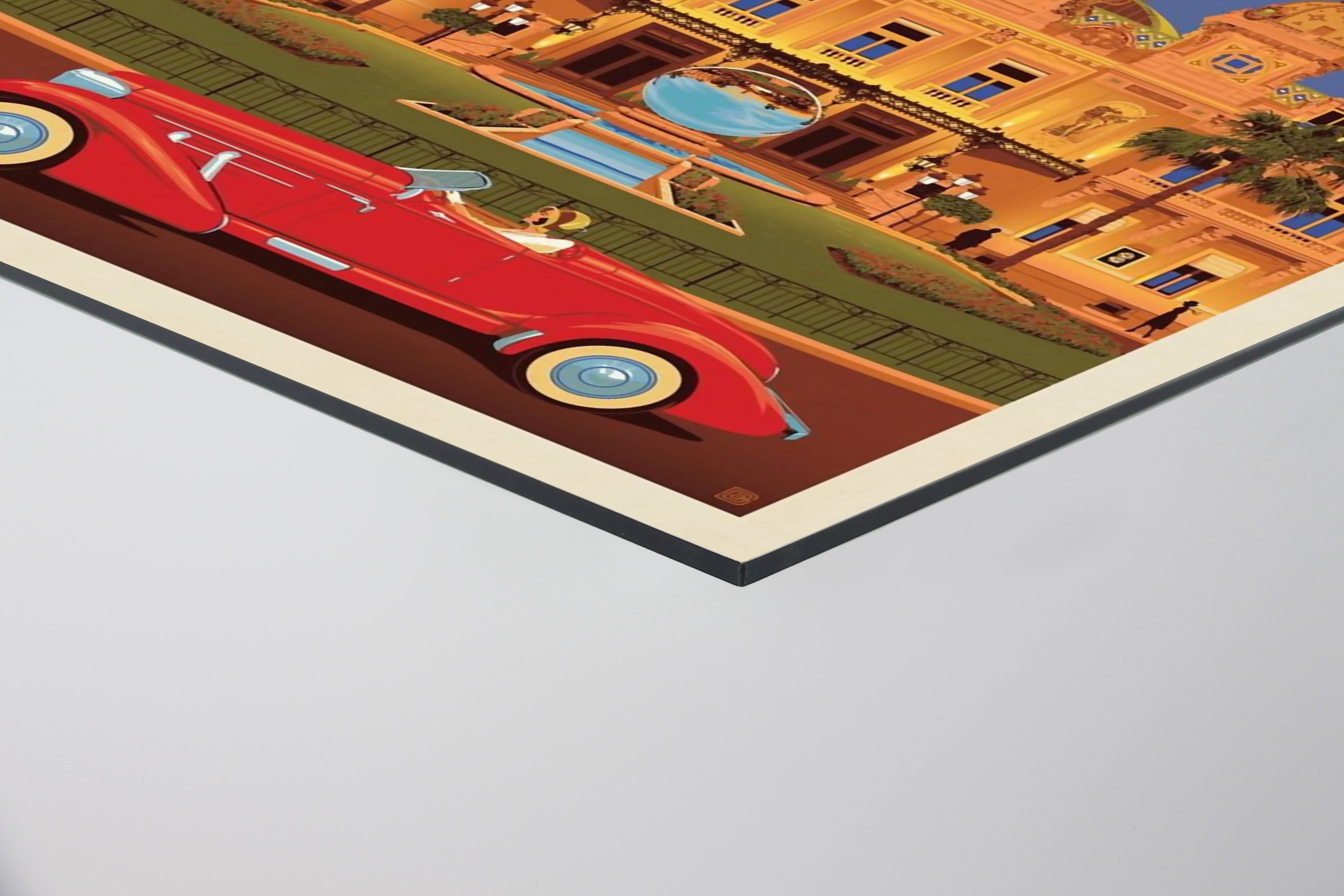 Vintage Reis Bestemming Olympus Mons
