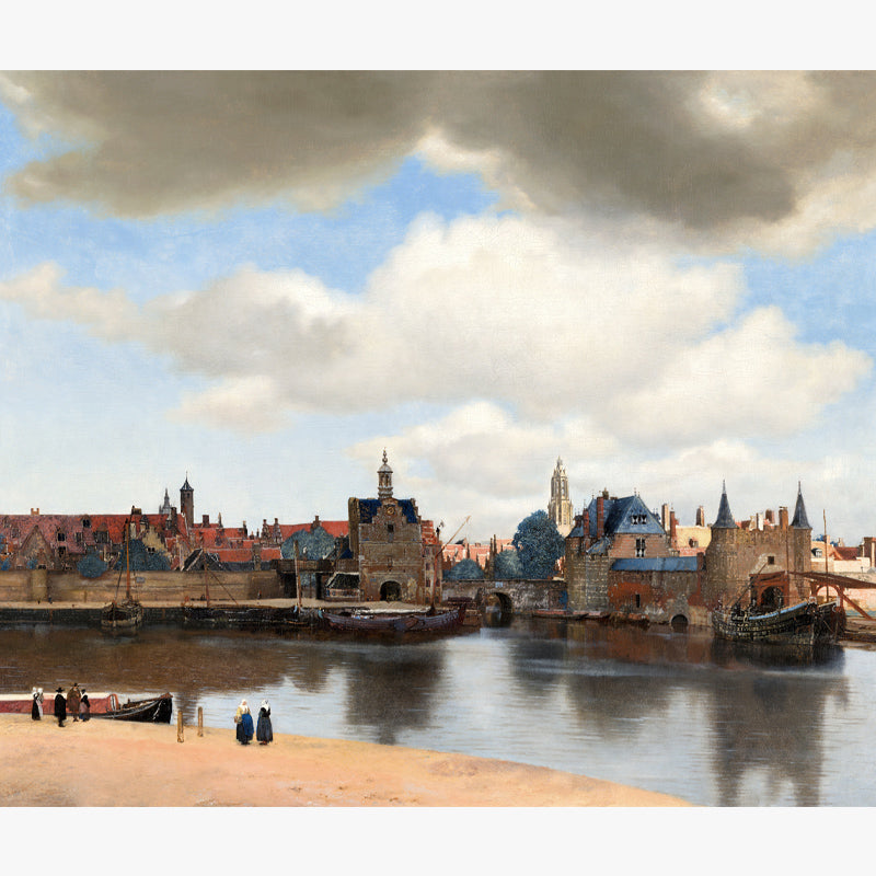 Gezicht op Delft Johannes Vermeer