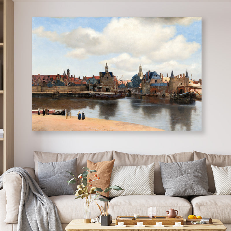Gezicht op Delft Johannes Vermeer