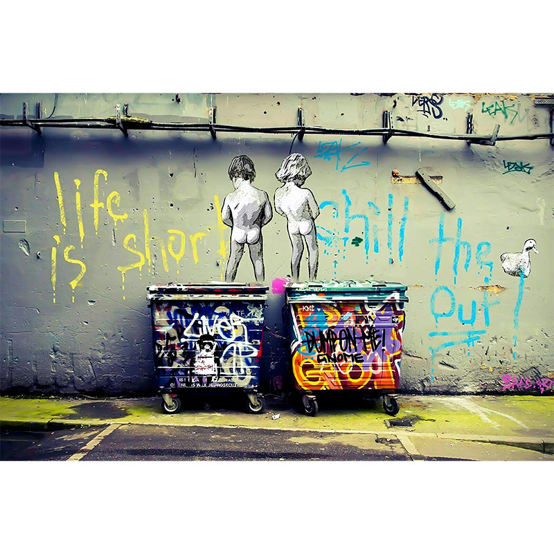 Life is short Bansky