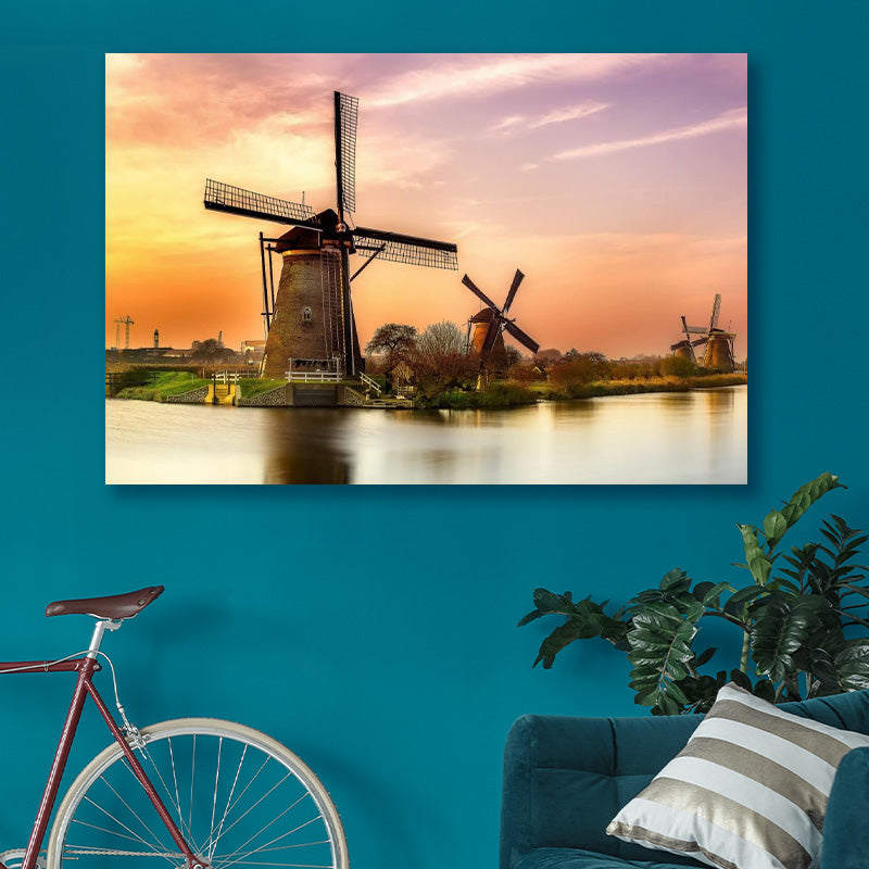 De molens van Kinderdijk