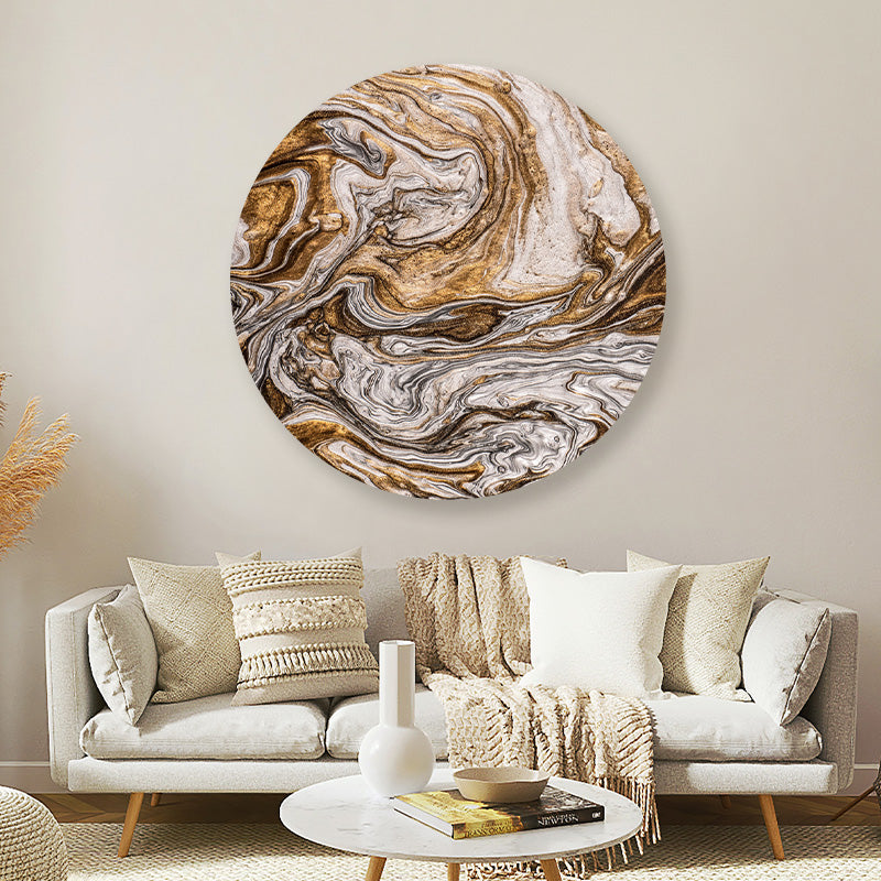 Golden marble