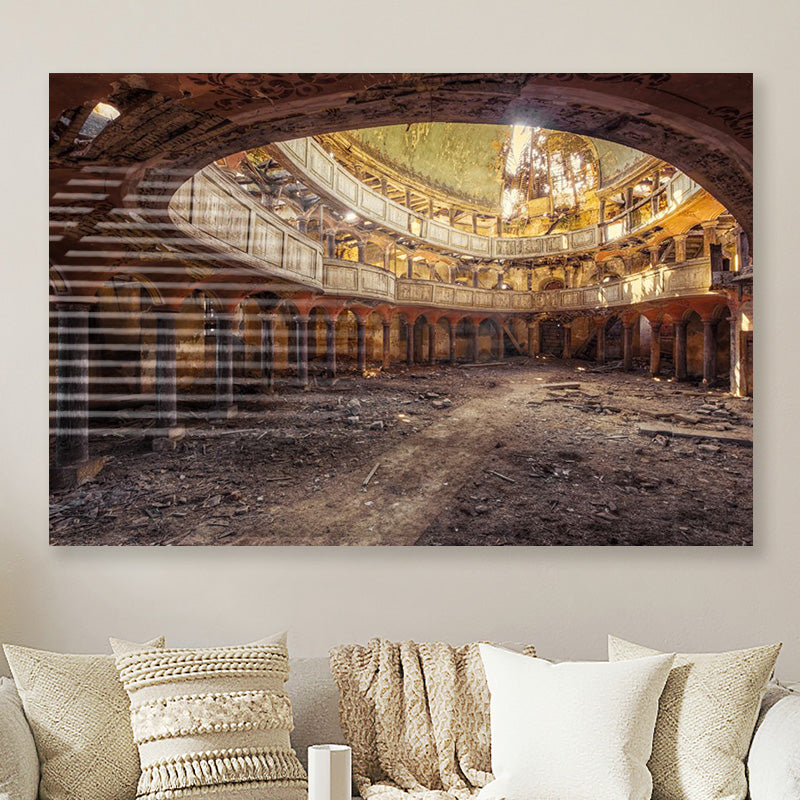 Verlaten kerk in Żeliszow