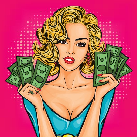 Girls like money