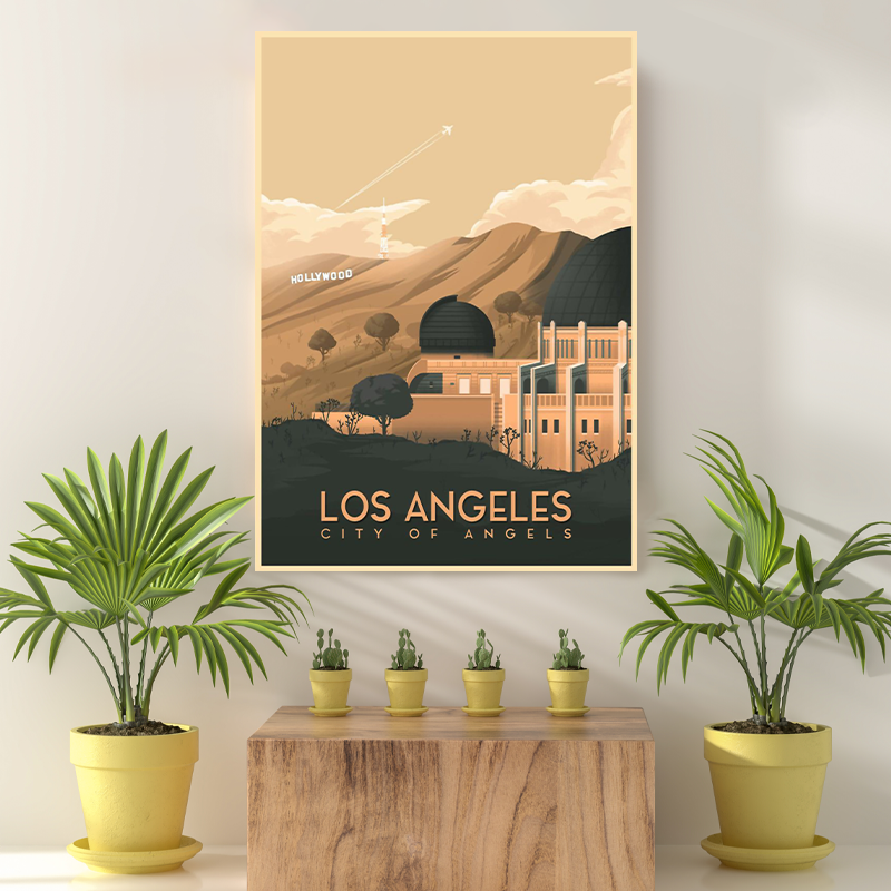 Vintage Reis Bestemming Los Angeles III