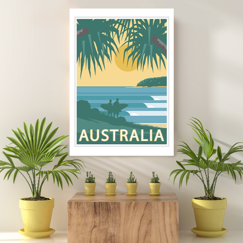 Vintage Reis bestemming Australia IV