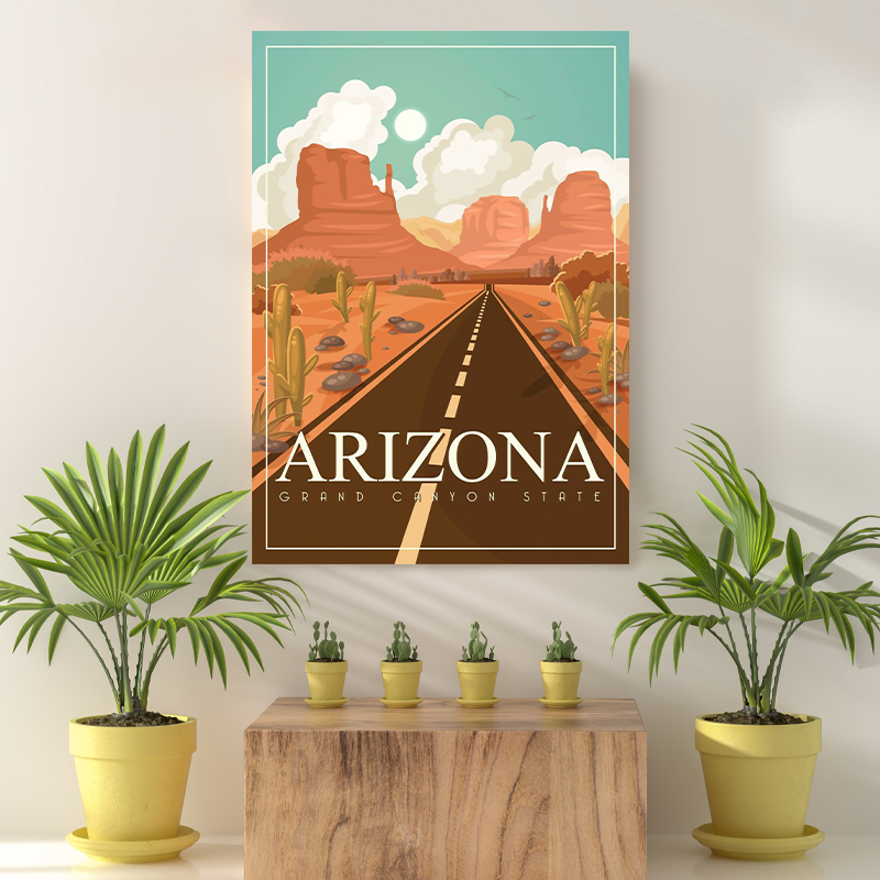 Vintage Reis bestemming Arizona