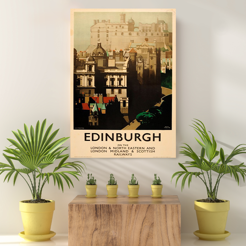 Vintage Reis Bestemming Edinburgh II