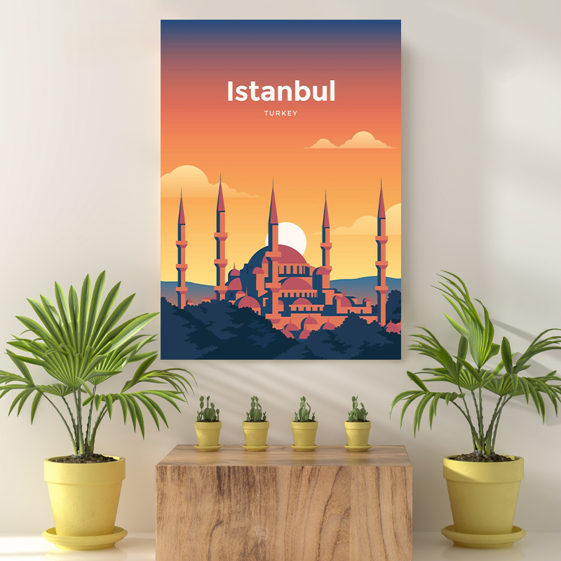 Vintage Reis Bestemming Istanbul II
