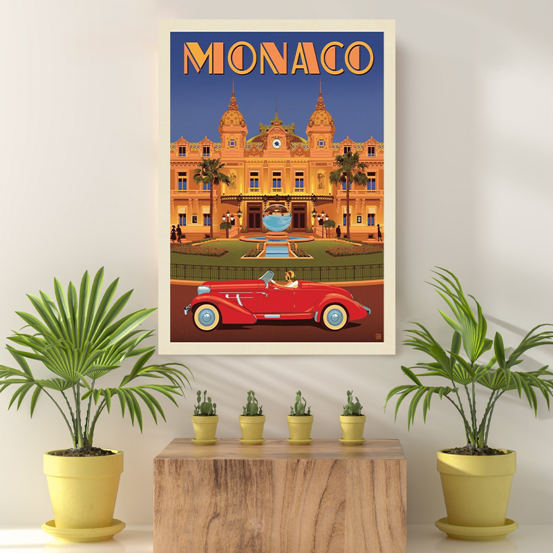 Vintage Reis Bestemming Monaco II