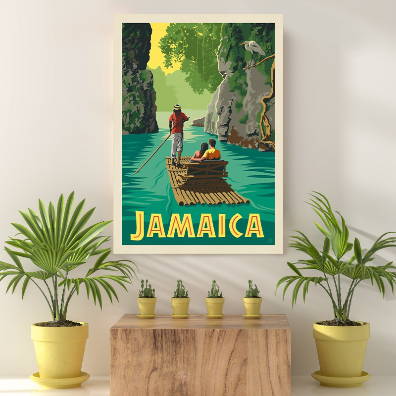 Vintage Reis Bestemming Jamaica II