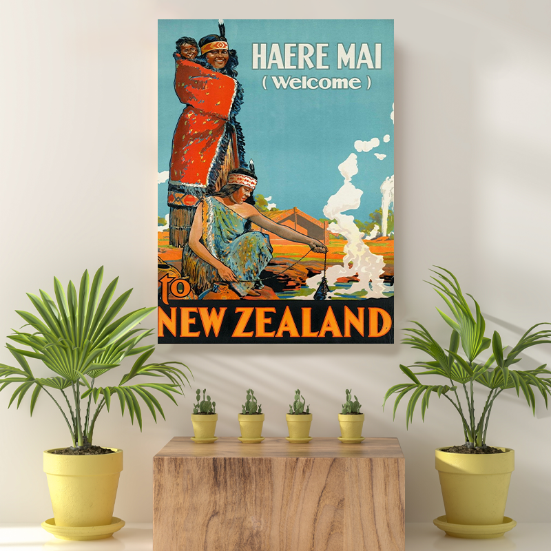 Vintage Reis Bestemming New Zealand III