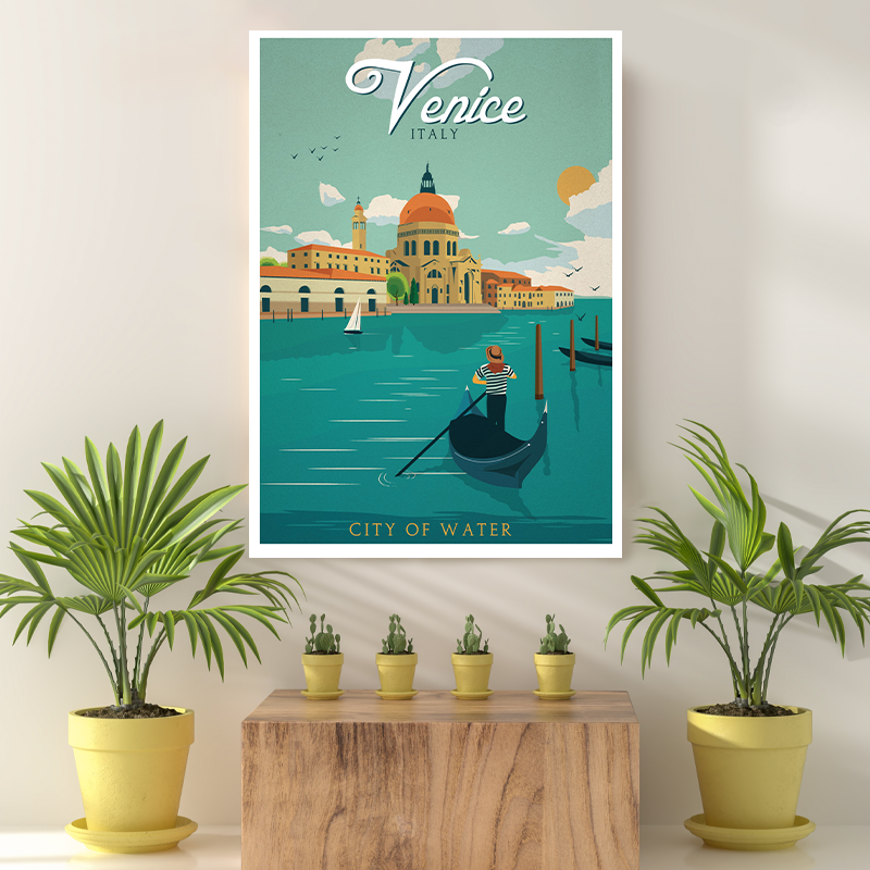 Vintage Reis bestemming Venice V