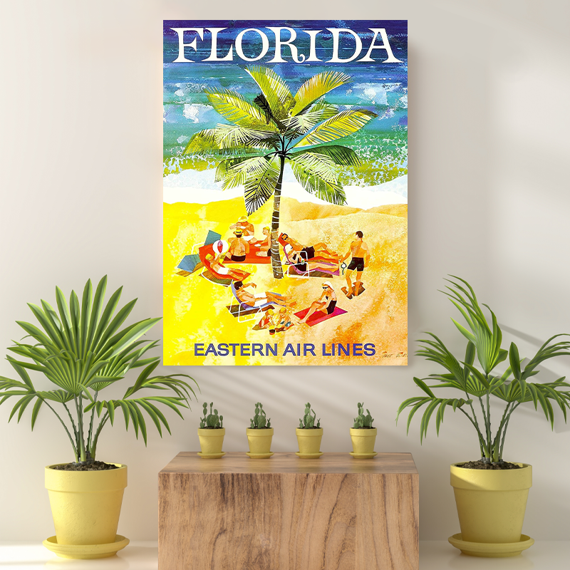 Vintage Reis bestemming Florida