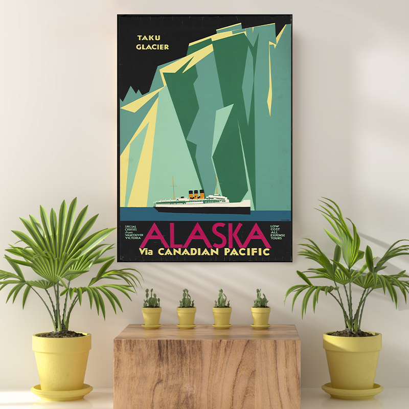Vintage Reis bestemming Alaska II