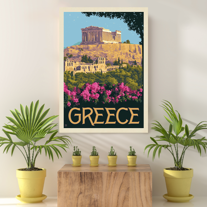 Vintage Reis Bestemming Greece