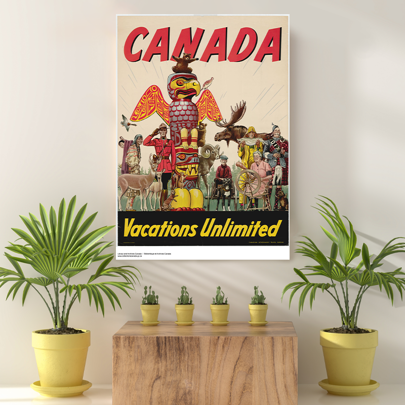 Vintage Reis bestemming Canada II