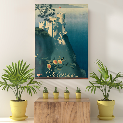 Vintage Reis bestemming Crimea