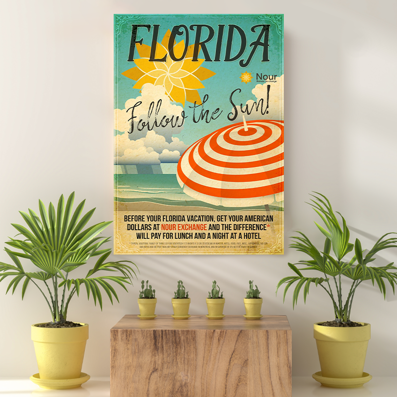 Vintage Reis bestemming Florida II
