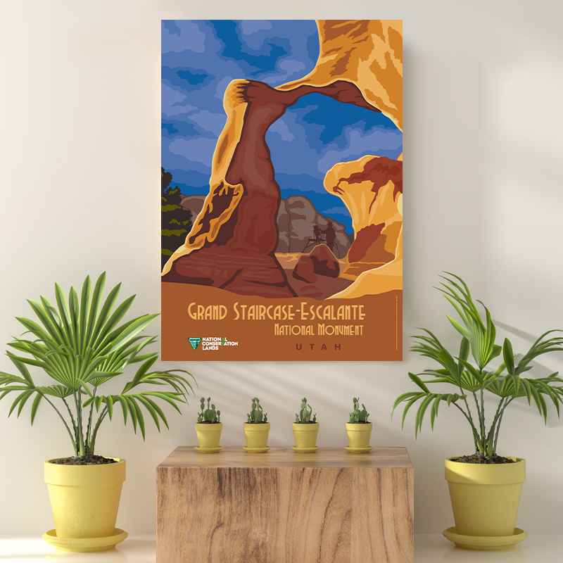 Vintage Reis bestemming Grand Staircase-Escalante