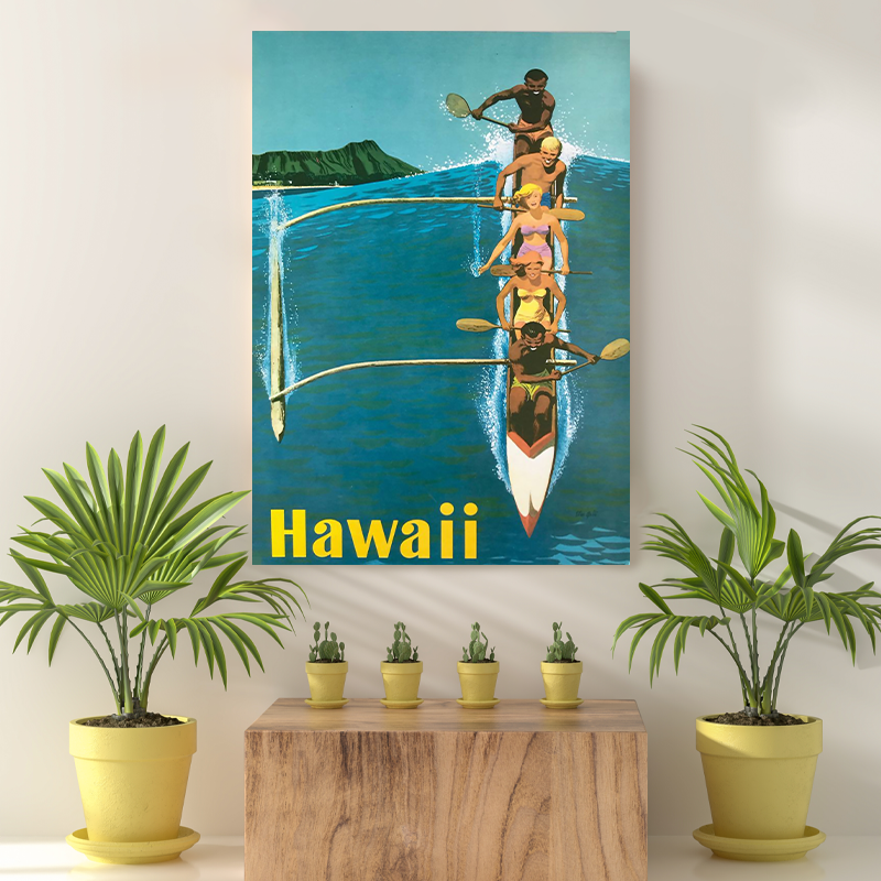 Vintage Reis bestemming Hawaii II