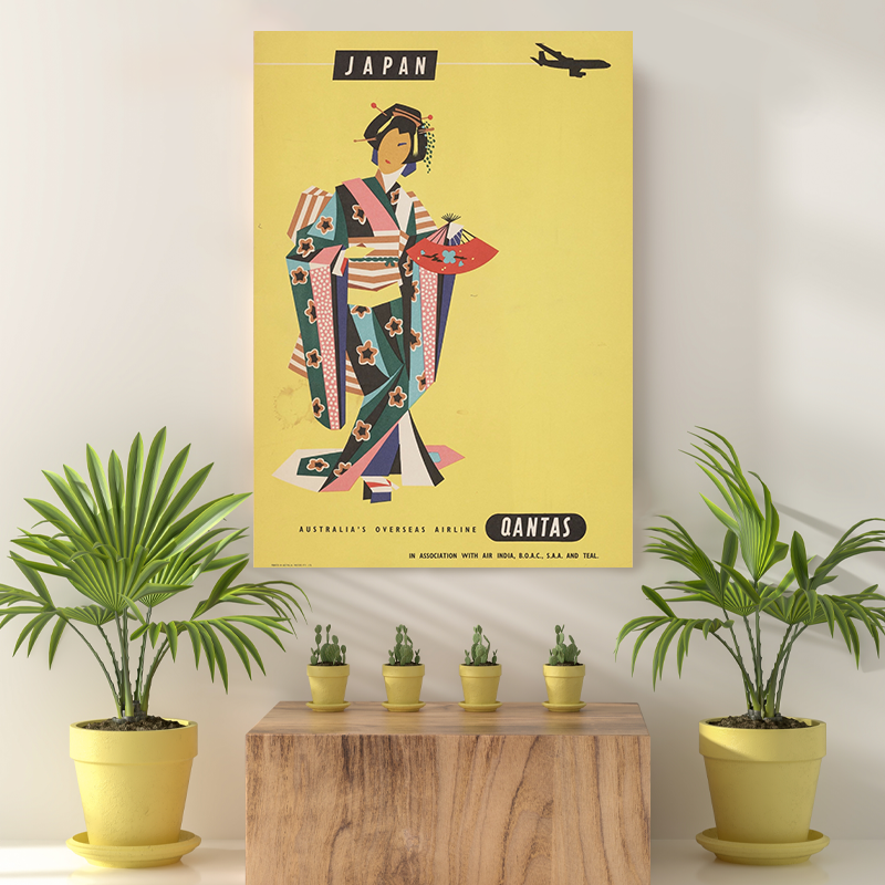 Vintage Reis Bestemming Japan V