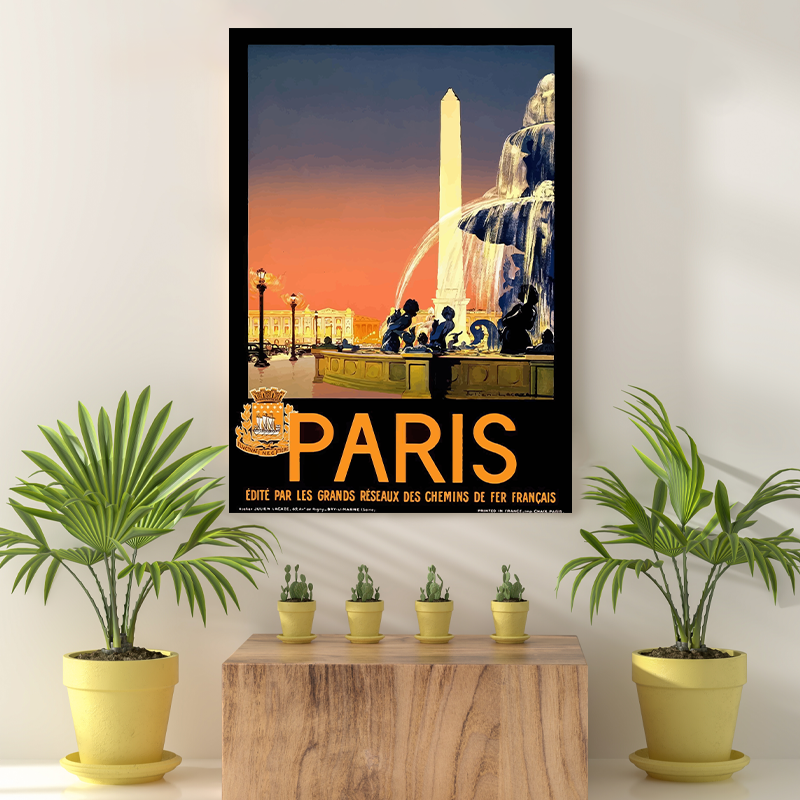 Vintage Reis bestemming Paris III