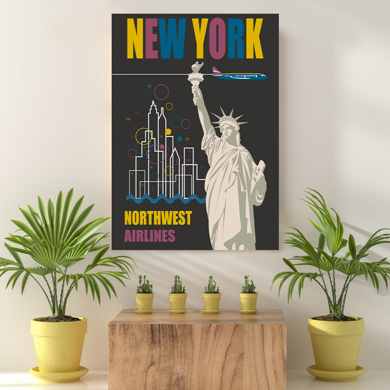 Vintage Reis bestemming New York III