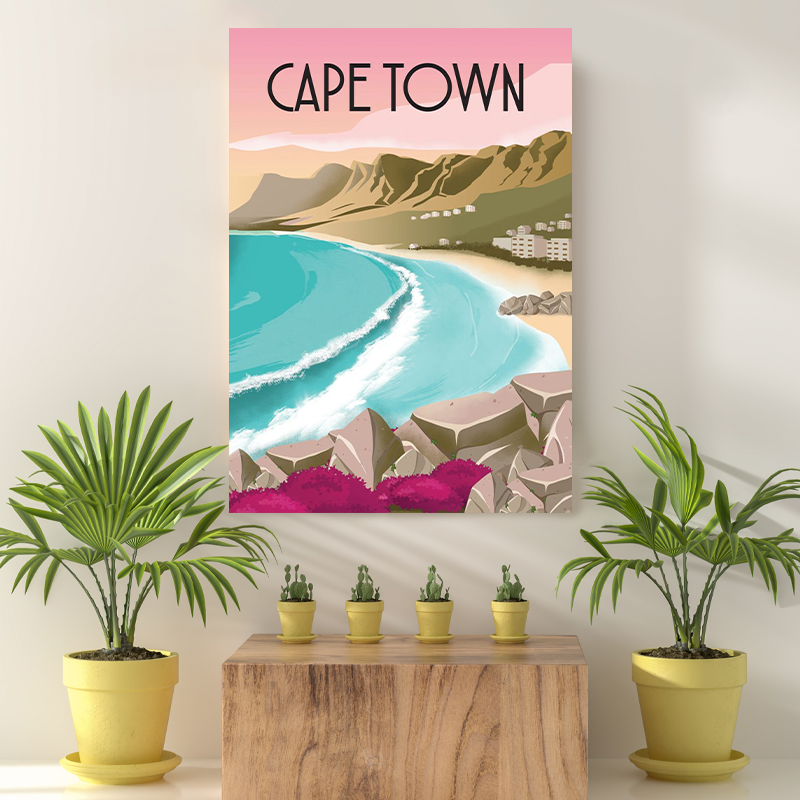 Vintage Reis bestemming Cape town II