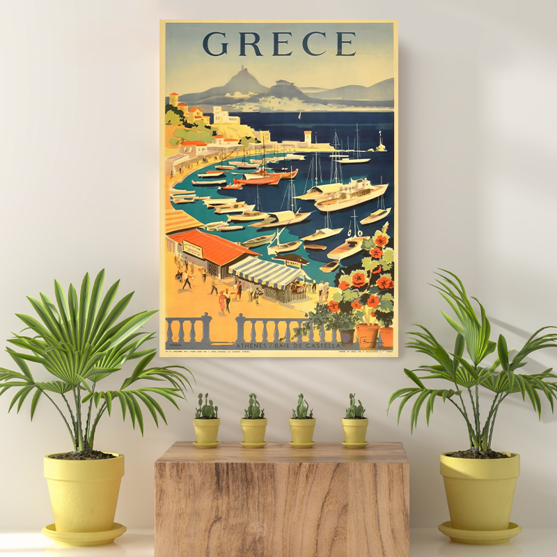 Vintage Reis bestemming Grece