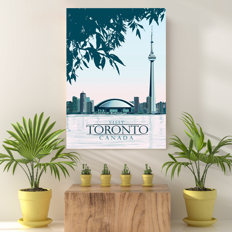 Vintage Reis bestemming Toronto