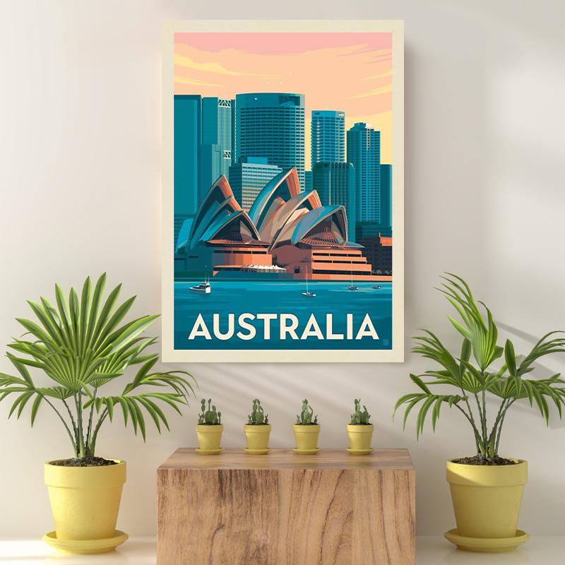 Vintage Reis bestemming Australia V