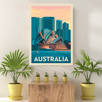 Vintage Reis bestemming Australia V