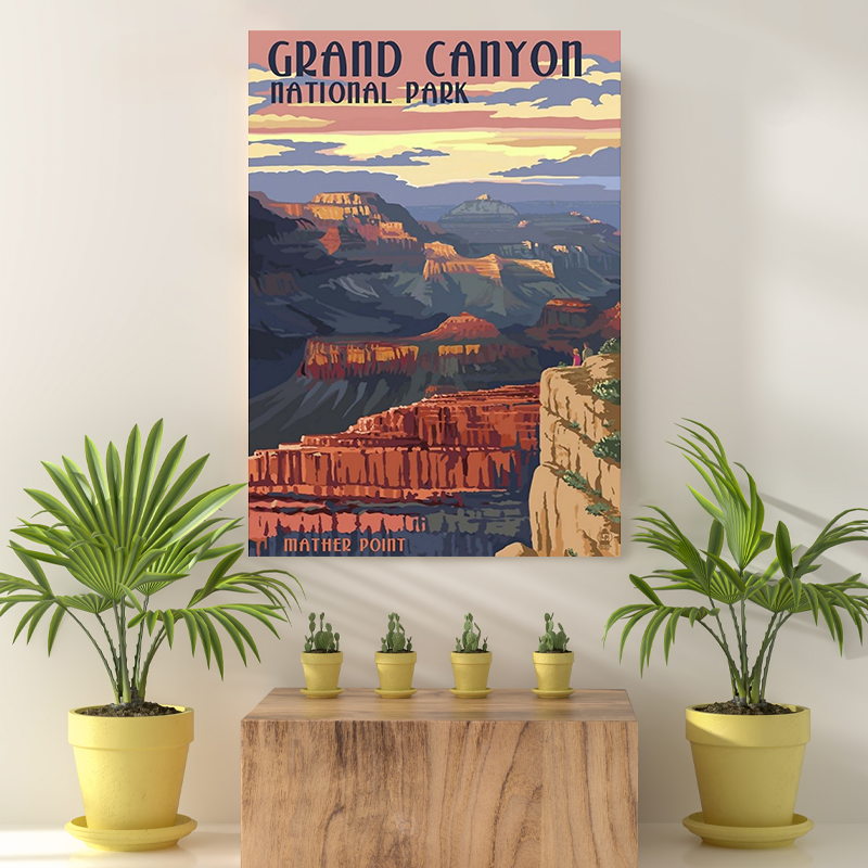 Vintage Reis bestemming Grand Canyon II