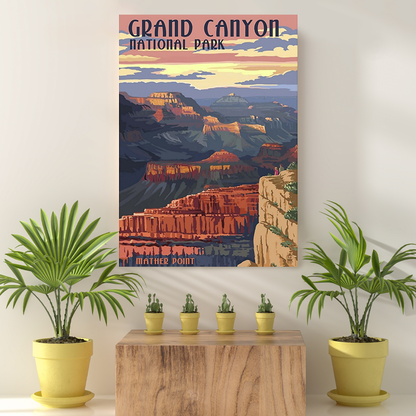 Vintage Reis bestemming Grand Canyon II