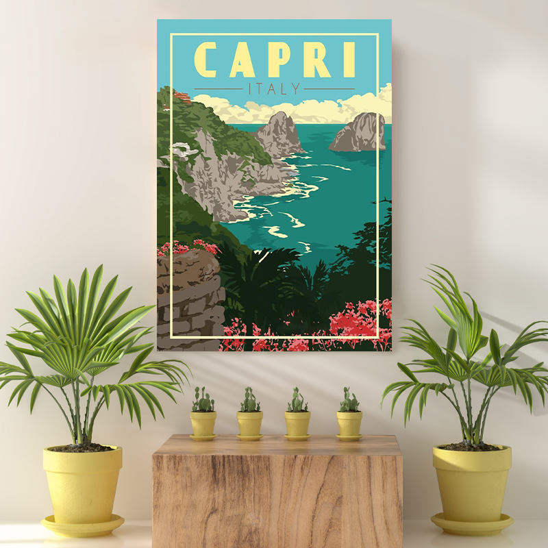 Vintage Reis bestemming Capri II