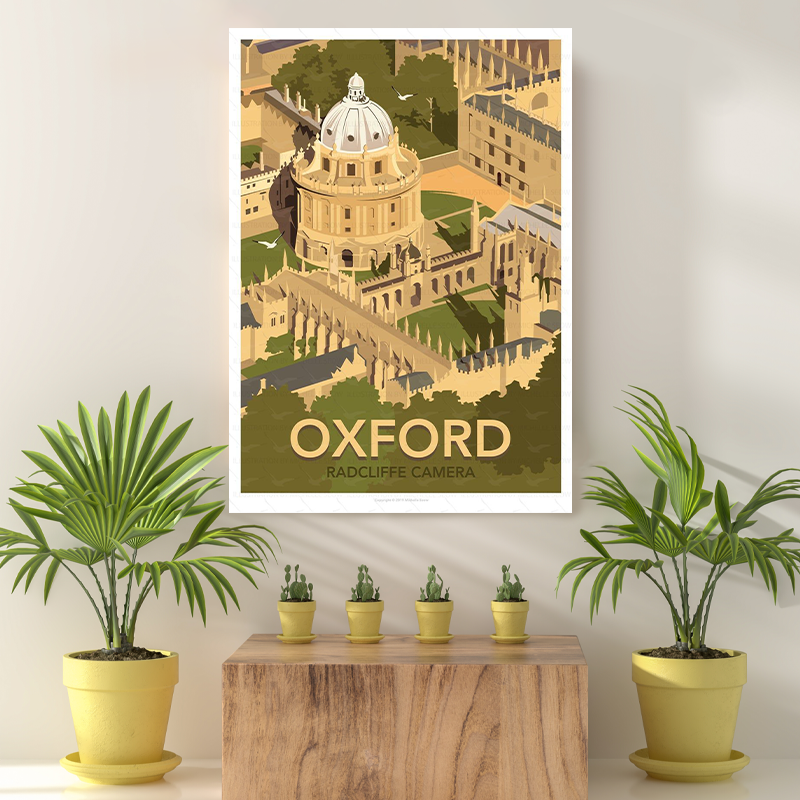 Vintage Reis Bestemming Oxford
