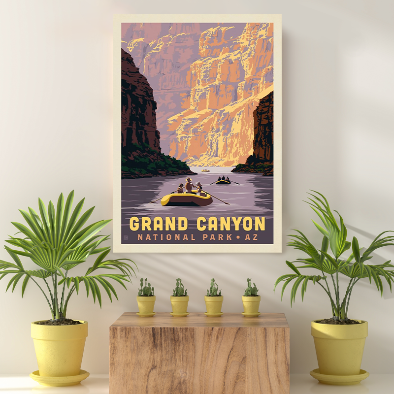Vintage Reis bestemming Grand Canyon III