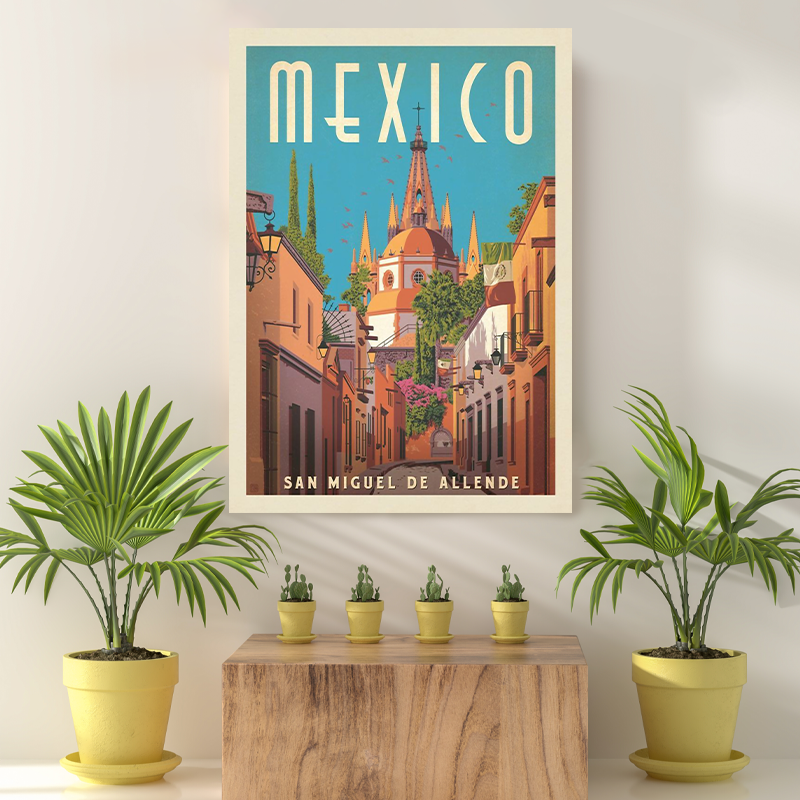 Vintage Reis Bestemming Mexico IV