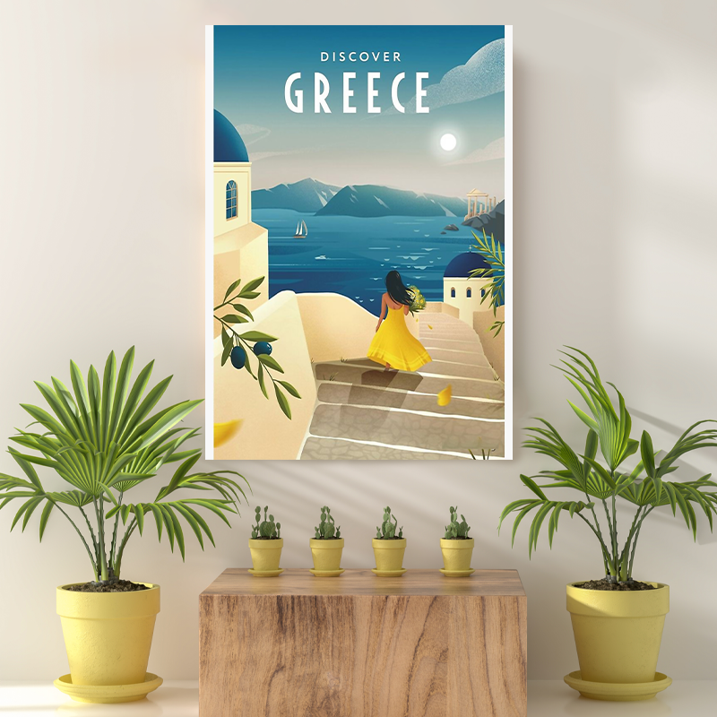 Vintage Reis Bestemming Greece II