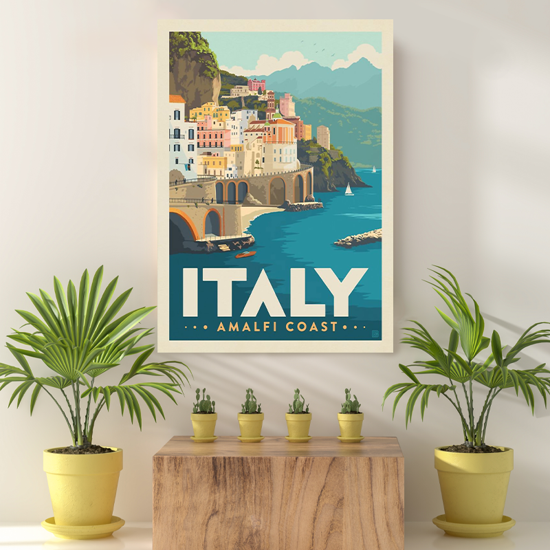 Vintage Reis Bestemming Italy II
