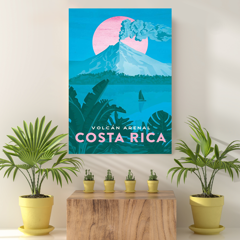 Vintage Reis Bestemming Costra Rica II