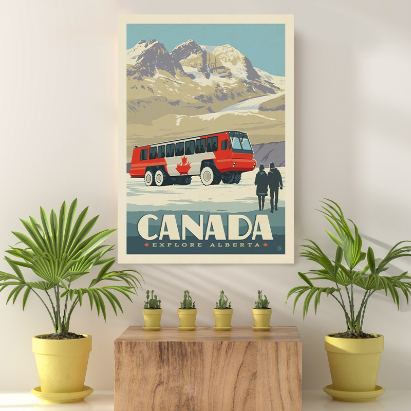 Vintage Reis bestemming Canada